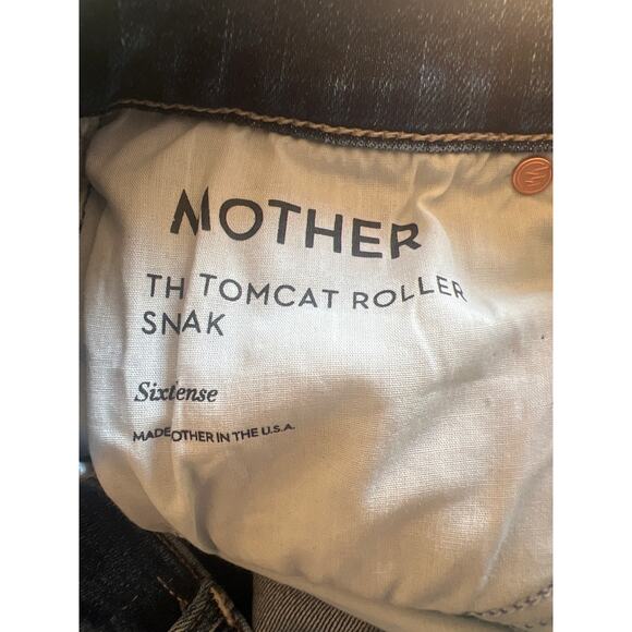 Mother Sixth Sense The Tomcat Roller Sneak Wide Leg Jean NWT Size 26 - Picture 11 of 12